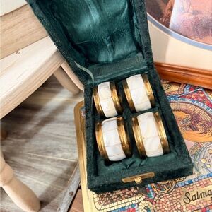 Elegant brass Napkin Rings